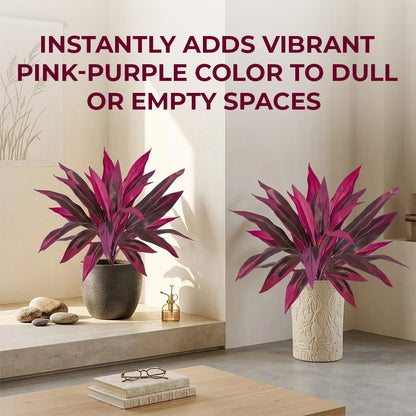 🔥 Last Day 50% OFF 🔥 2Pcs Artificial Boston Fern & Dragon's Blood Tree Plants