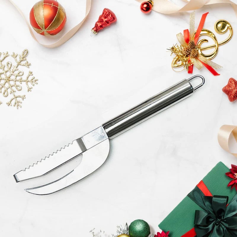 2 PCS Stainless Steel Multifunctional Fish Maw Knife