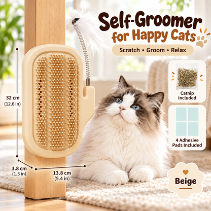 🐱 49% OFF😻 Self-Grooming Cat Massage Brush-Cactus Cat Groomer🍀
