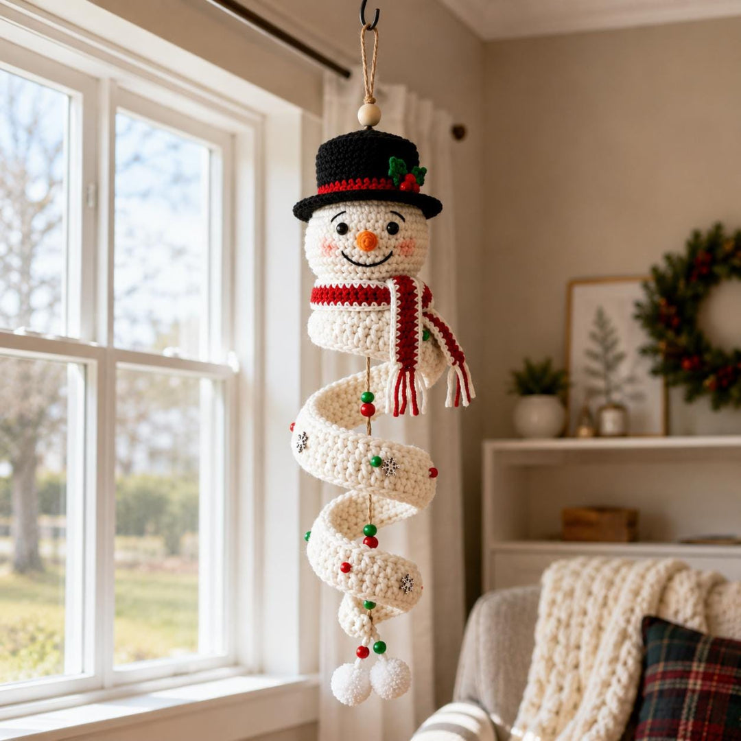 🔥Last Day 49% OFF ✨Crochet Snowman Spiral Oranment DIY Kit