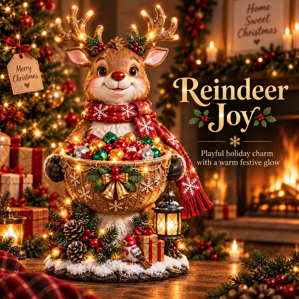 ?? Christmas Sale ¨C 50% OFF ? Lighted Christmas Candy Bowl Collection ¨C 5 Festive Holiday Designs