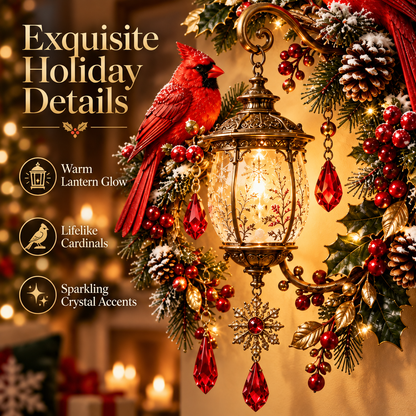 ✨Last Day 49% OFF✨Cardinal Christmas Lantern Glow™ – Lighted Holiday Wall Decor