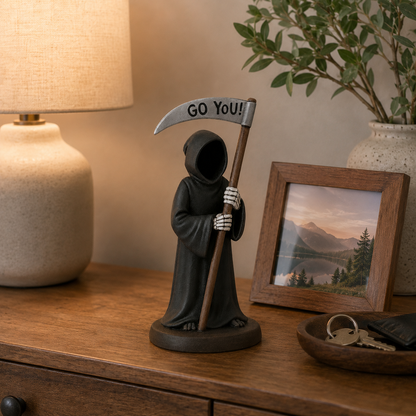 🔥 Last Day 49% OFF-💀Emotional Support Grim Reaper Figurine