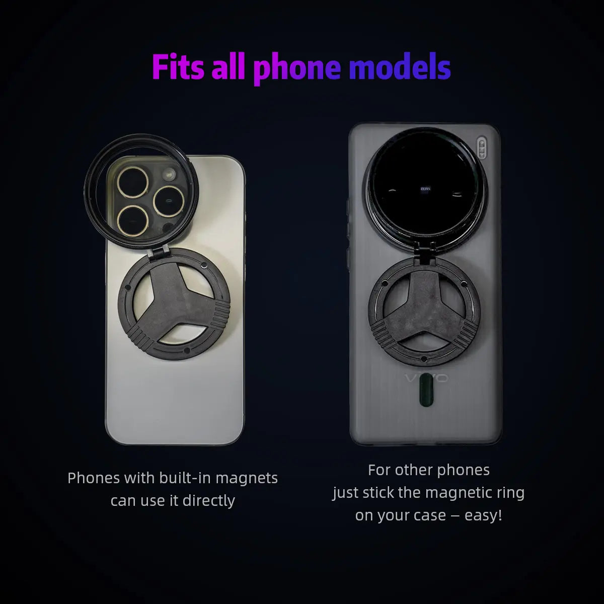🏆Hot Sale⚡52mm Magnetic ND2–ND400 Filter for iPhone