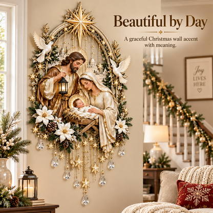 ✨✝️Light From Heaven™ Nativity Starfall Wall Light