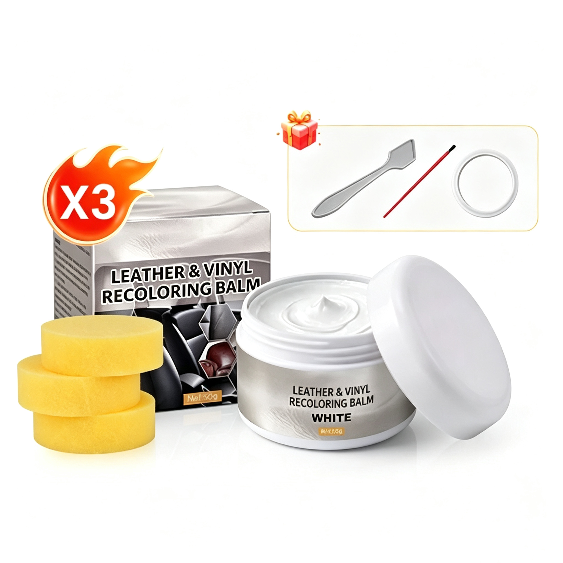 🥳2026 HOT SALE🥳💞50K+ SOLD!🛋️✨ 50% OFF! Leather Repair Paste – Fills scratches & scuffs, restores texture. Available in multiple colours. Save your favourite sofa! 💺🛡️
