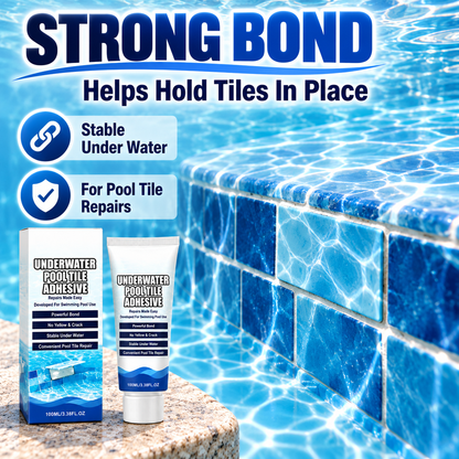 🏊💧 Underwater Pool Tile Repair Adhesive – Fix Loose Pool Tiles Easily🔧🍀