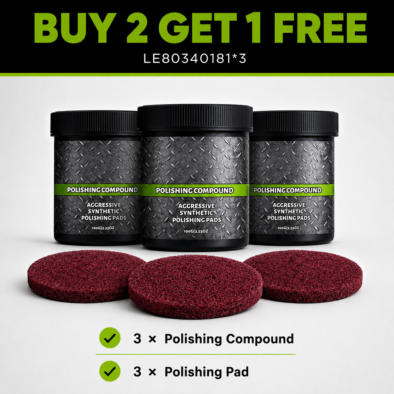 All-in-One Surface Restoration Polish with Pad🛒