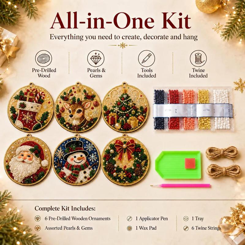 Christmas Gem DIY Ornaments