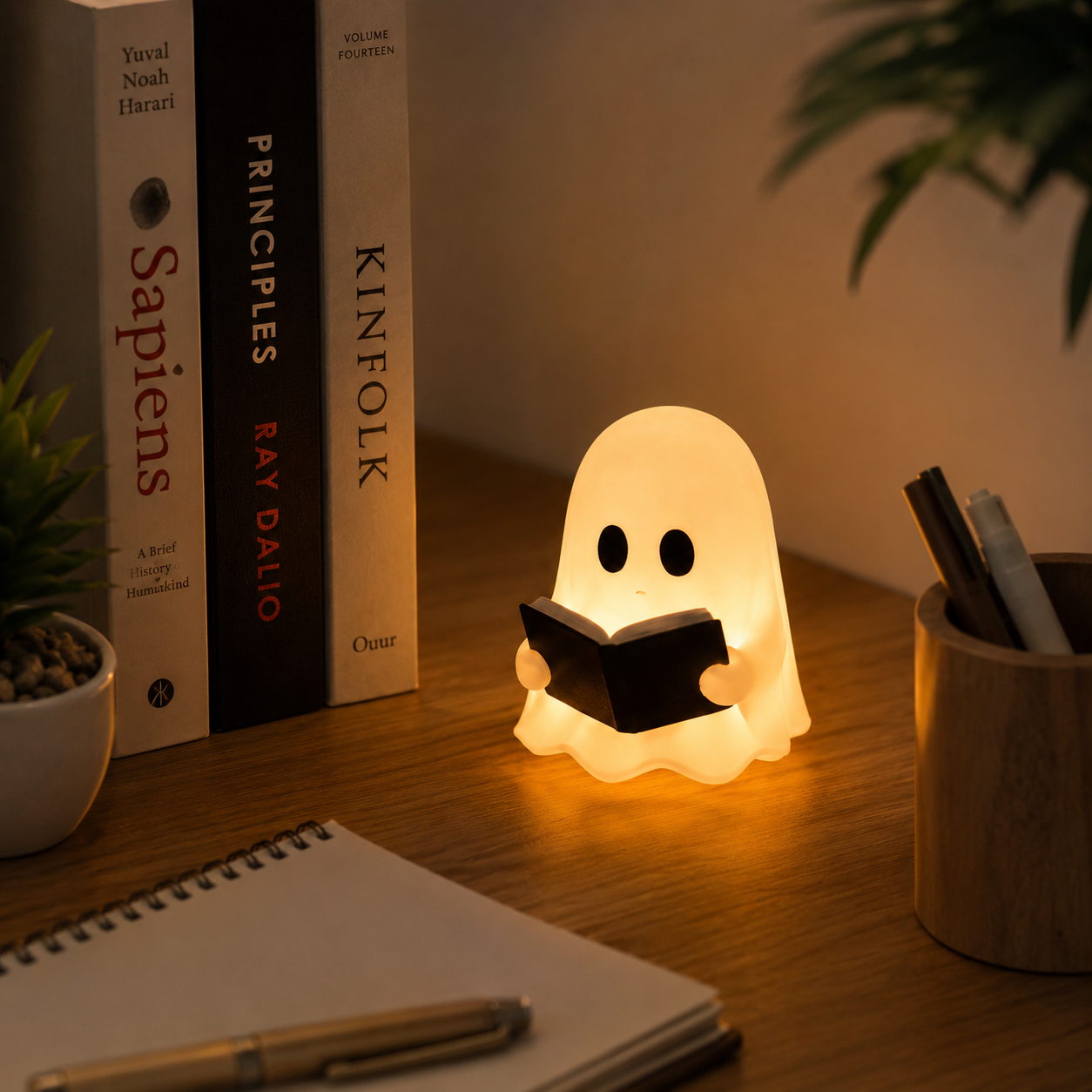 👻Ghost Bookshelf Lantern