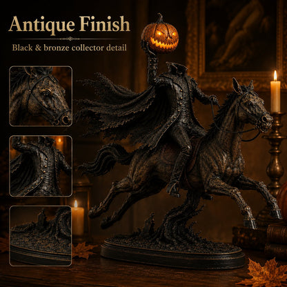 🎃🏇Midnight Chase Headless Horseman Statue | Awaken the Legend of the Hollow(✨Same as the video)