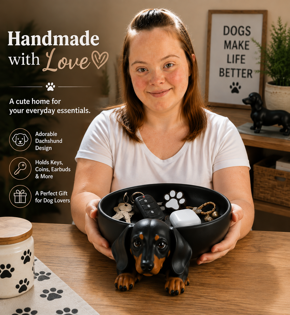 🔥Last Day 49% OFF🔥Dachshund Catch All Tray