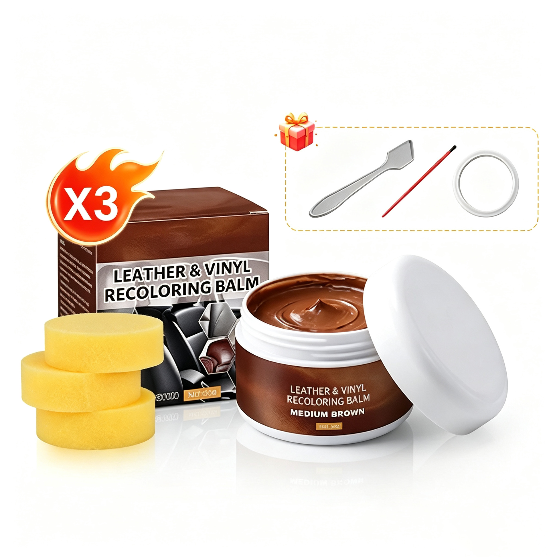 🥳2026 HOT SALE🥳💞50K+ SOLD!🛋️✨ 50% OFF! Leather Repair Paste – Fills scratches & scuffs, restores texture. Available in multiple colours. Save your favourite sofa! 💺🛡️