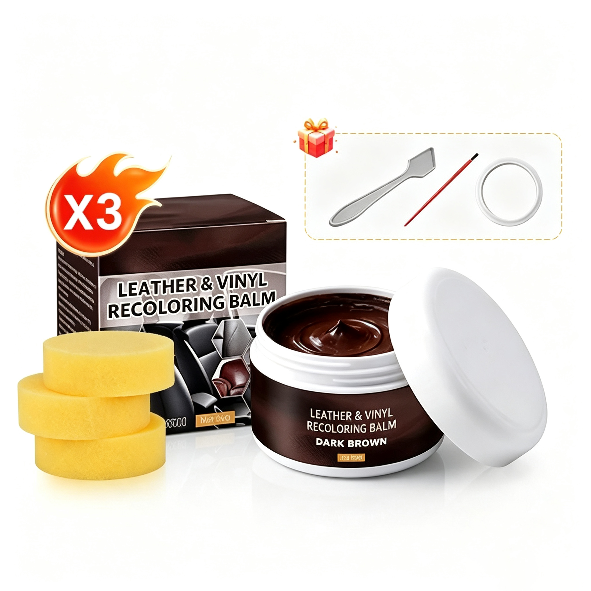 🥳2026 HOT SALE🥳💞50K+ SOLD!🛋️✨ 50% OFF! Leather Repair Paste – Fills scratches & scuffs, restores texture. Available in multiple colours. Save your favourite sofa! 💺🛡️
