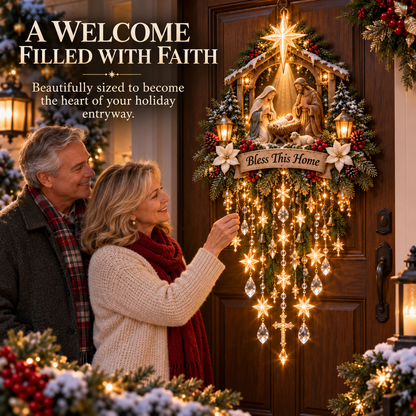 ✝️ Lighted Nativity Wall Decor for Christmas ✨