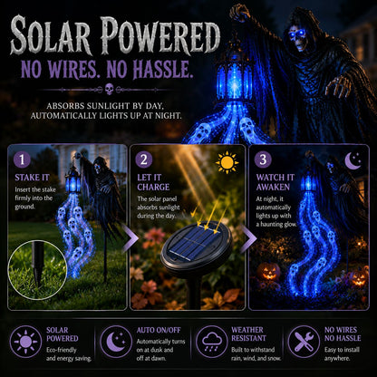 🎁Today 60% OFF💀Halloween Soul Harvester Animated Garden Light