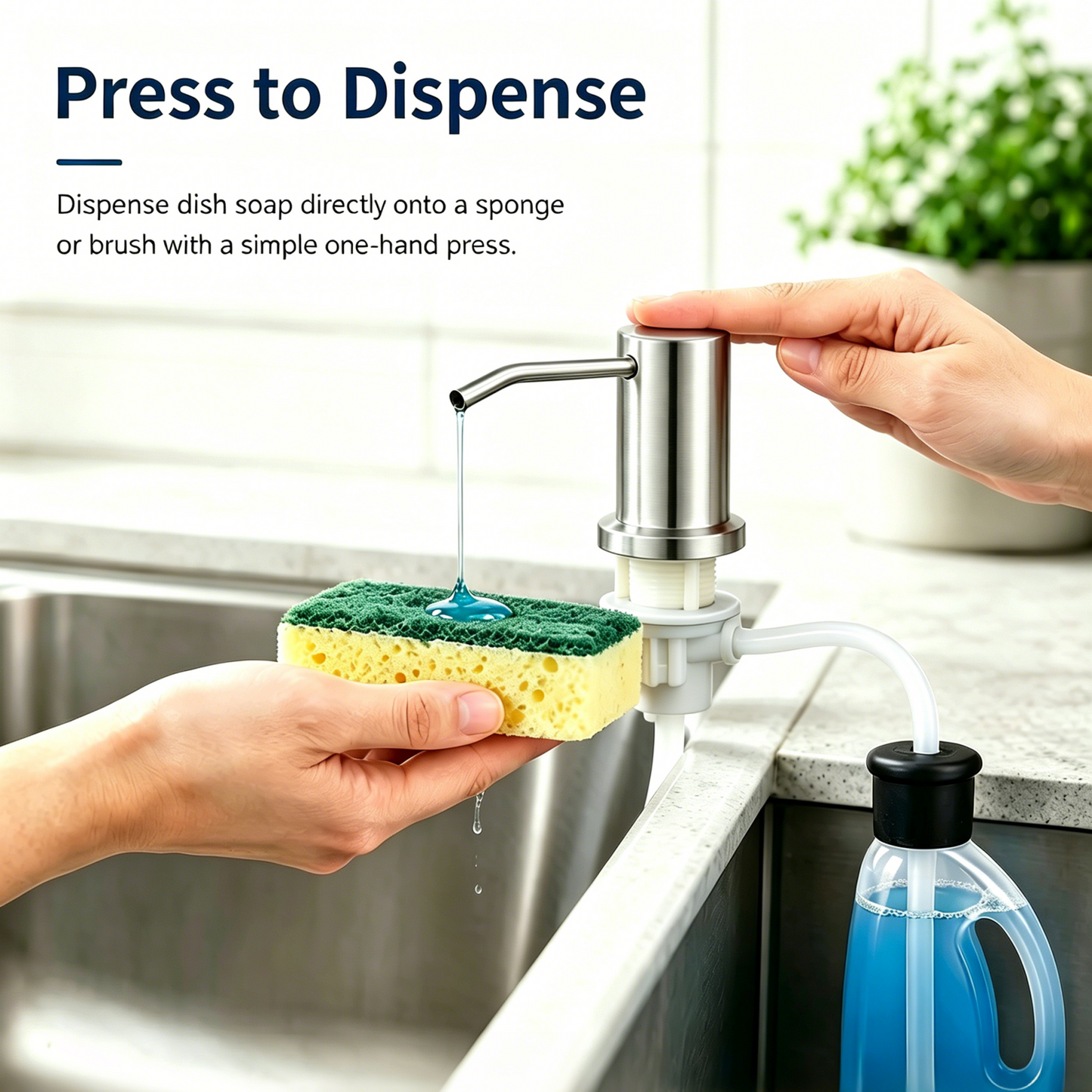 🔥Last Day 50% OFF - 🫧Kitchen Sink Soap Dispensers✨