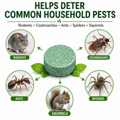 Pesticide-Free 100% Natural Peppermint Oil Mouse & Pest Repellent Balls (12 Pack), Pet Friendly, Safe Rodent Deterrent for Indoor, Outdoor, Home & Garage,