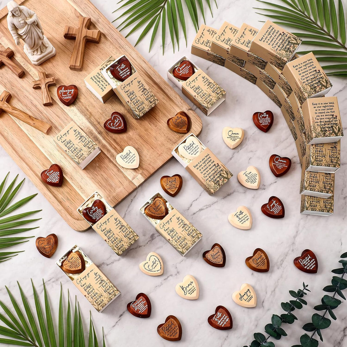 Only $14.99 Last Day Promotion!🎁 - ✝️ Christian Pocket Hearts Gift Set