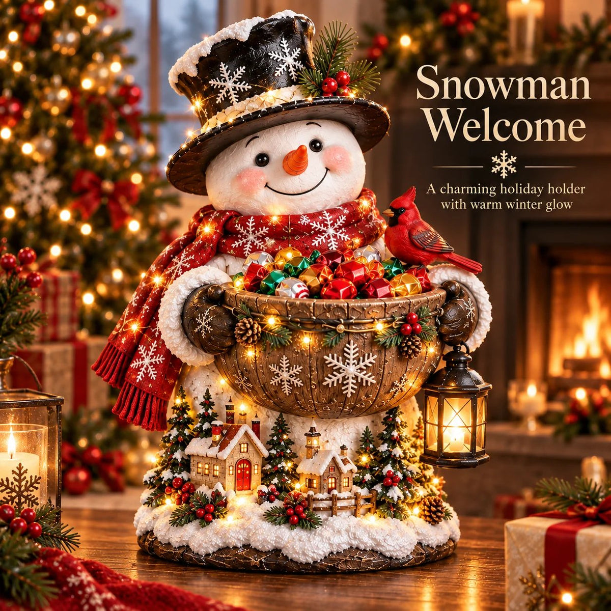 ?? Christmas Sale ¨C 50% OFF ? Lighted Christmas Candy Bowl Collection ¨C 5 Festive Holiday Designs
