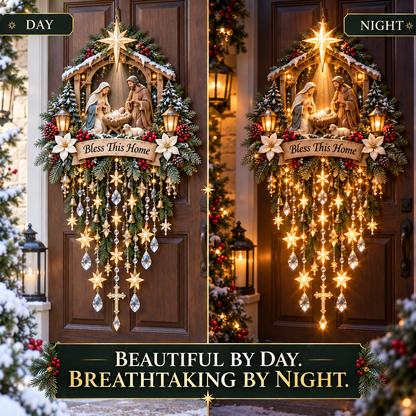✝️ Lighted Nativity Wall Decor for Christmas ✨