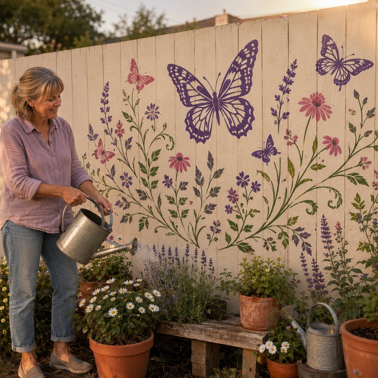🔥Last Day 50% OFF 🌿 Garden Wall StencilTM Collection  🎨✨