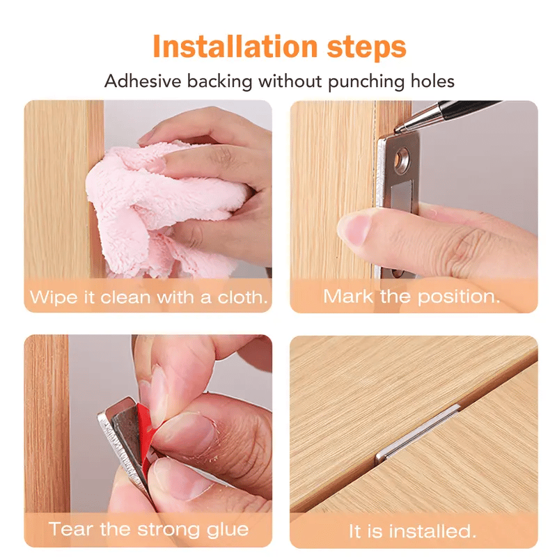 ✨LAST DAY 70% off🧲 Cabinet Magnetic Catch – No Drilling