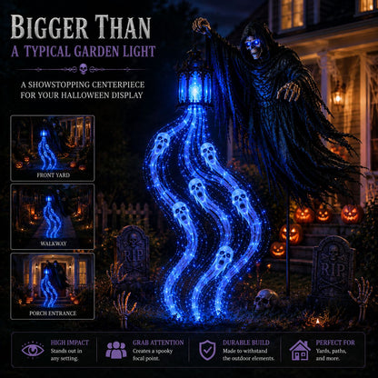 🎁Today 60% OFF💀Halloween Soul Harvester Animated Garden Light