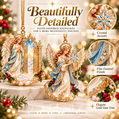👼 Heavenly Angel Christmas Ornaments ✨ Faith-Inspired Holiday Decor🍀