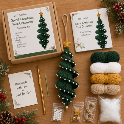 🔥Last Day 49% OFF ✨Crochet Snowman Spiral Oranment DIY Kit