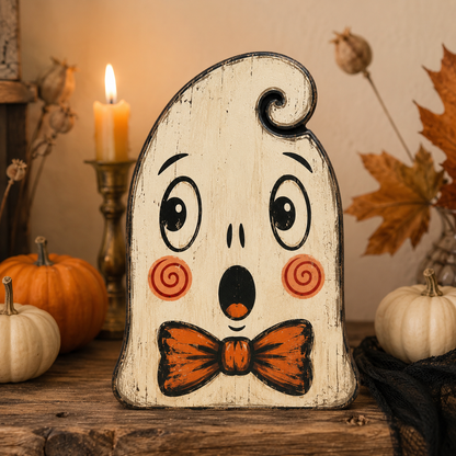 🎃Vintage Halloween Wooden Character Tabletop Decor