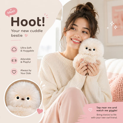Cute AI Companion Robot Plush Bag Charm 🤖👜