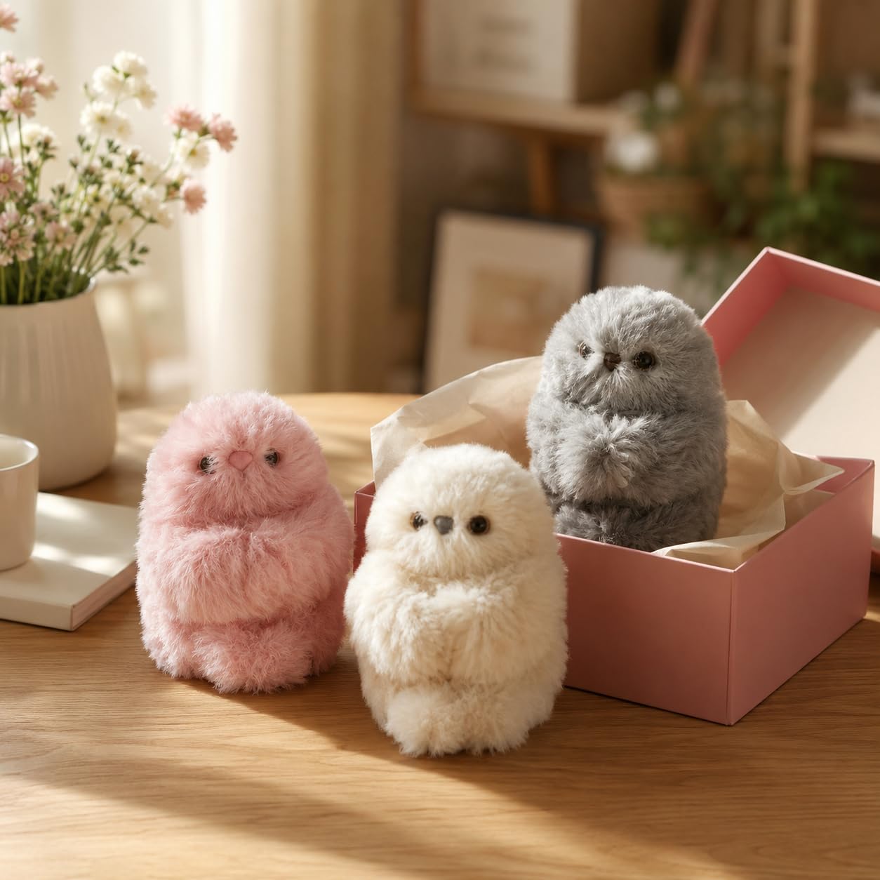 Cute AI Companion Robot Plush Bag Charm 🤖👜