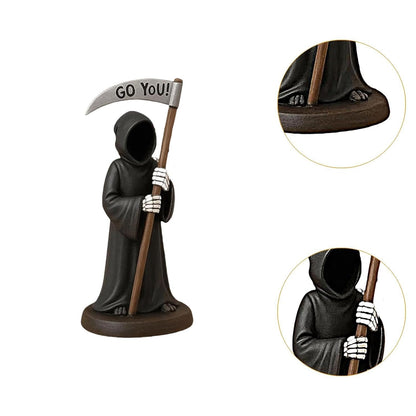 🔥 Last Day 49% OFF-💀Emotional Support Grim Reaper Figurine