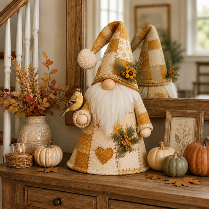 🔥 LAST DAY 49% OFF – 🐦 Patchwork Bird Gnome Light Collection