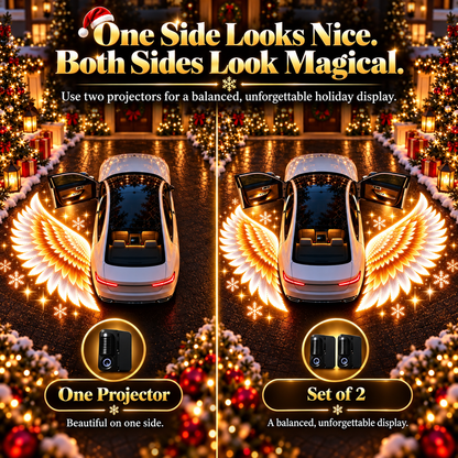 👼 Angel Wing Car Door Projector Lights | 2-Light Left & Right Set
