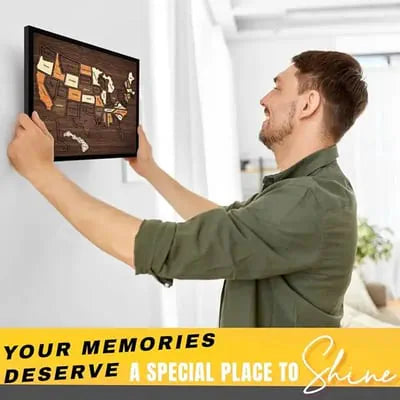 🔥Limited Time 51% off – USA Wooden Travel Map Puzzle for Adventure Lovers