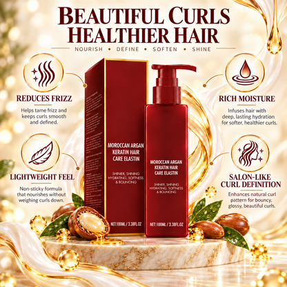 ❤️Argan & Avocado Curl Defining Leave-In Cream⏳