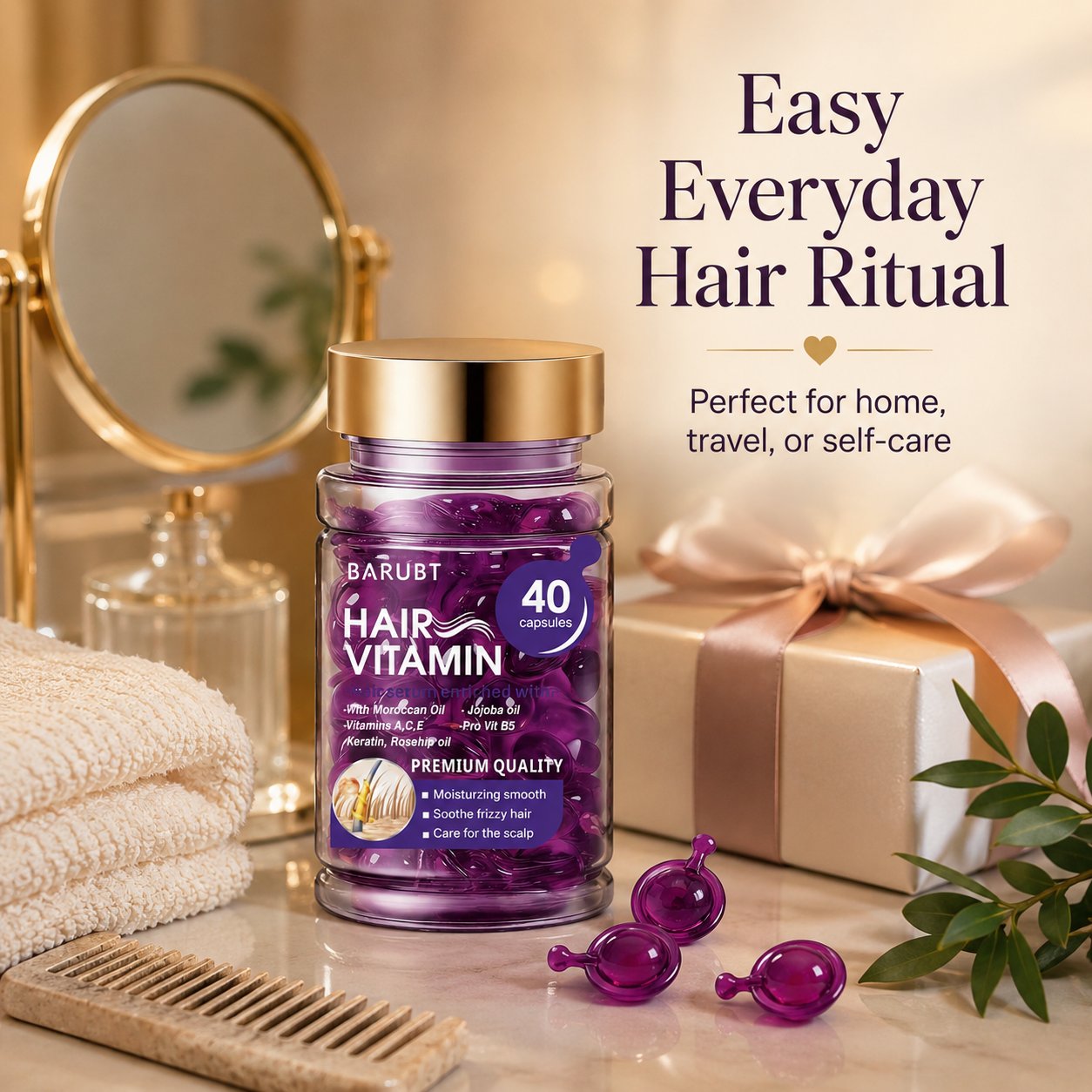 Hair Vitamin Nourishing Oil Capsules