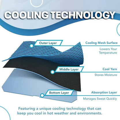 Instant Cooling Towel – Quick Dry Sports Towel for Gym, Travel & Outdoor Activities