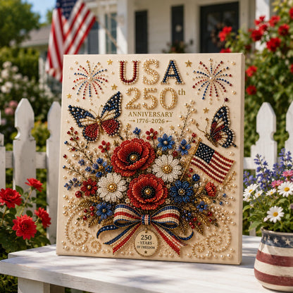🎁Last Day 49% OFF-USA 250th Anniversary DIY Pearl Painting Kit ✨❤️‍🔥