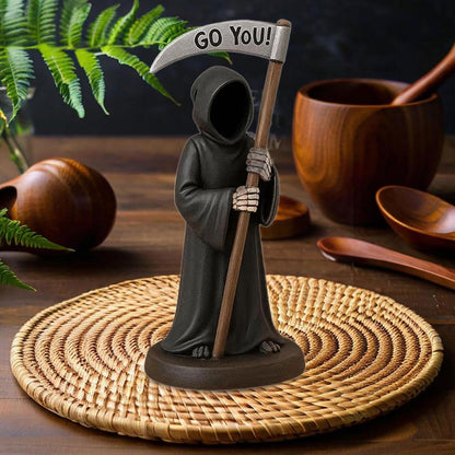 🔥 Last Day 49% OFF-💀Emotional Support Grim Reaper Figurine
