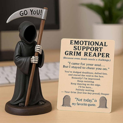 🔥 Last Day 49% OFF-💀Emotional Support Grim Reaper Figurine