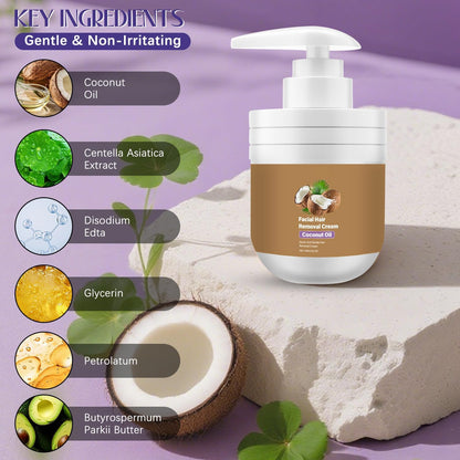 🔥Coconut Facial Hair Removal Cream