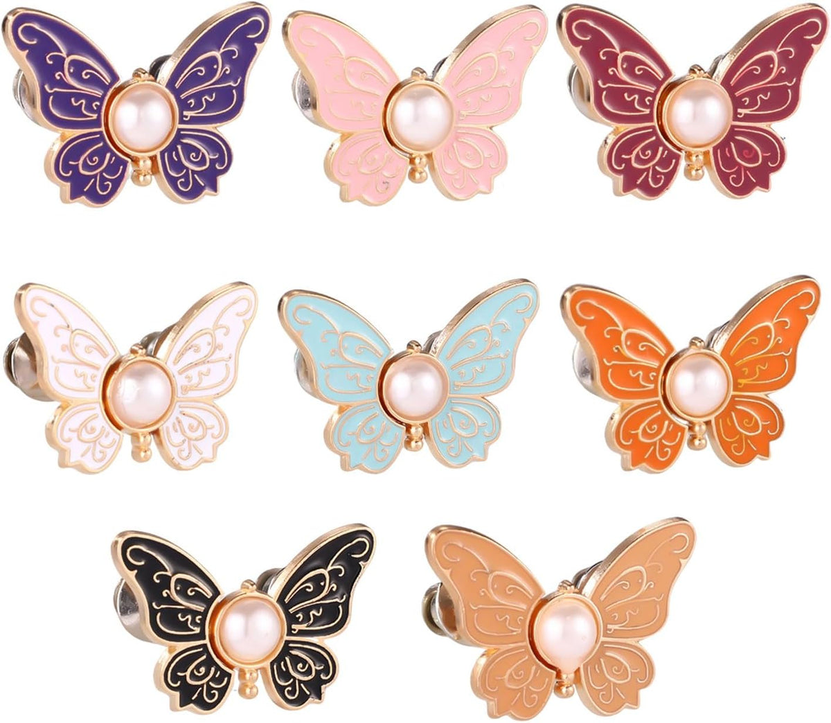 🔥Save 40% Today 🦋 8Pcs Butterfly Pants Waist Tightener – Easy Waist Adjustment