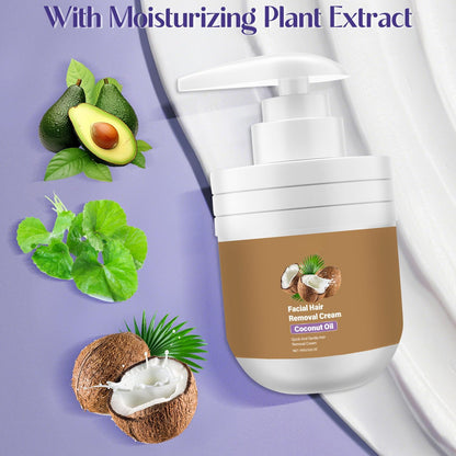 🔥Coconut Facial Hair Removal Cream