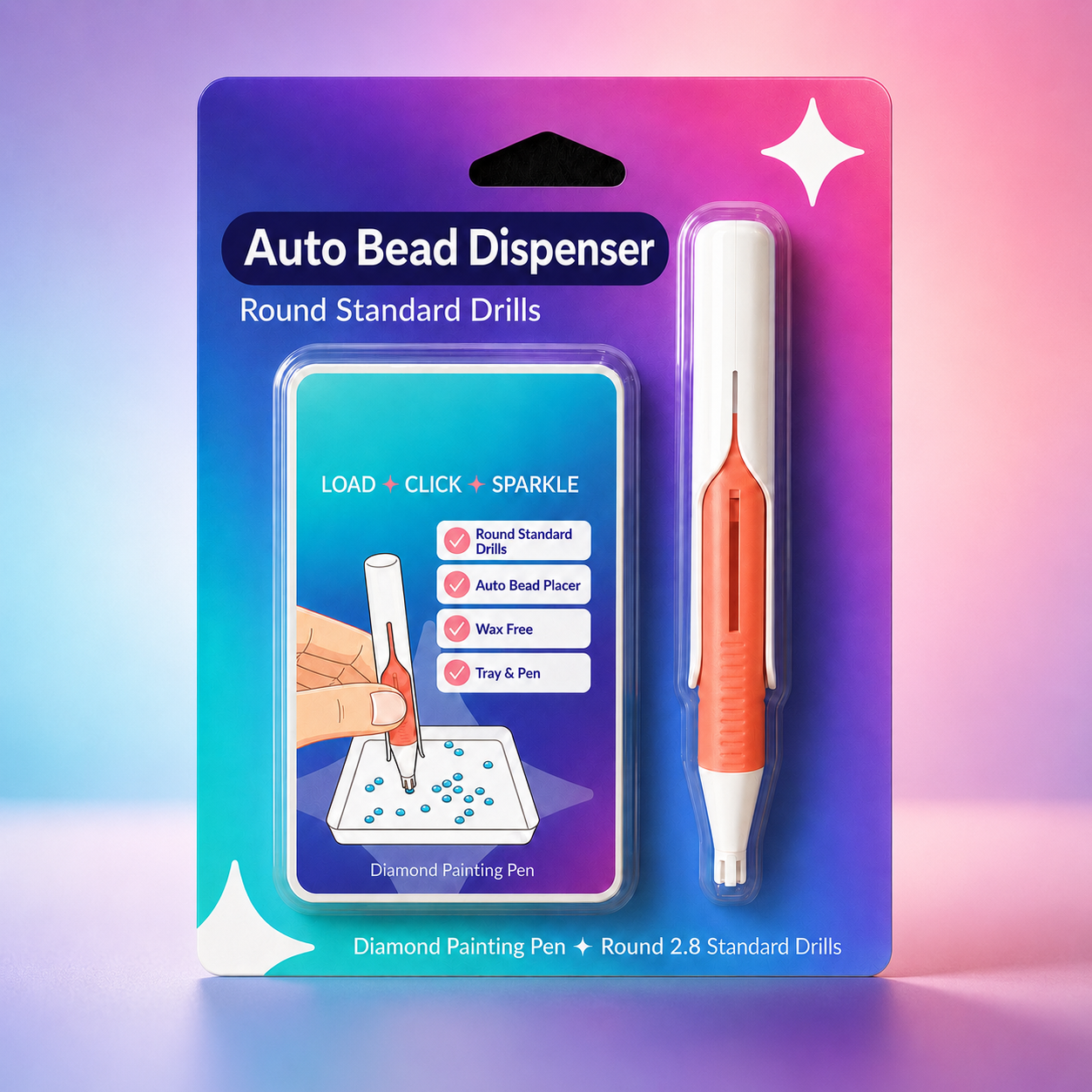 🔥Last Day 50% OFF - 💎 Automatic Diamond Painting Bead dispenser