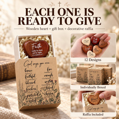 Only $14.99 Last Day Promotion!🎁 - ✝️ Christian Pocket Hearts Gift Set