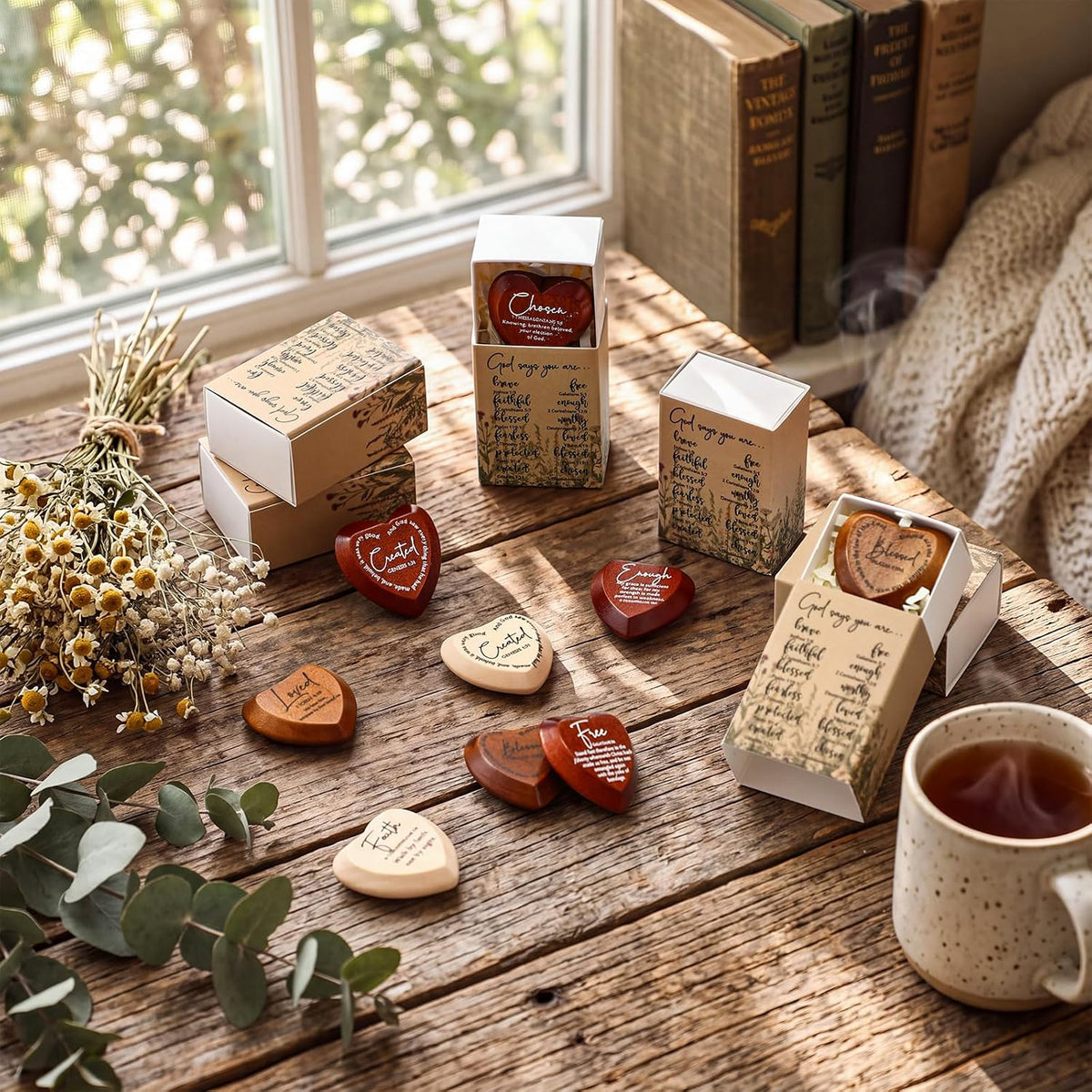 Only $14.99 Last Day Promotion!🎁 - ✝️ Christian Pocket Hearts Gift Set