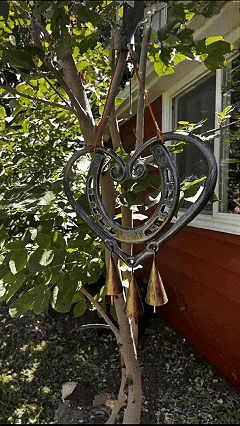 ❤The Horseshoe Heart Wind Chime ❤🐎
